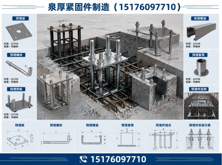 广平县建筑预埋件展示图